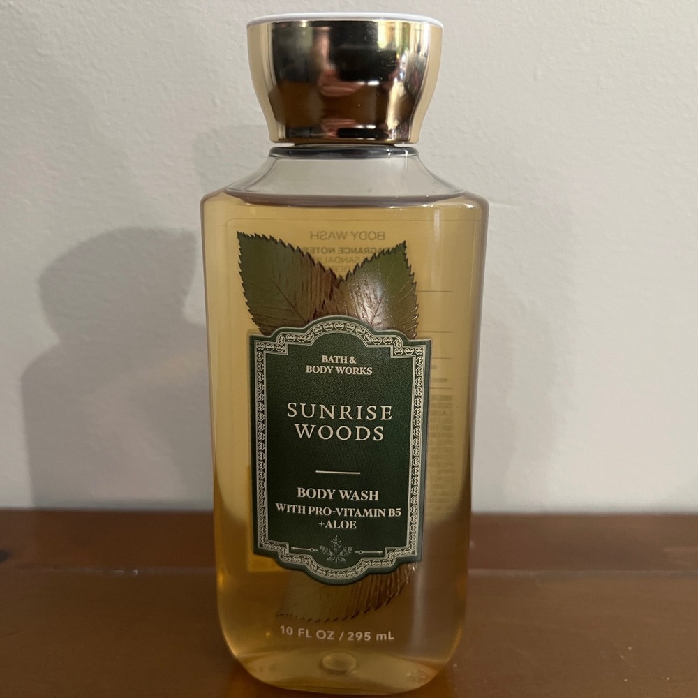 Bath & Body Works Sunrise Woods Body Wash 10 fl oz Sandalwood Cashmere Berries